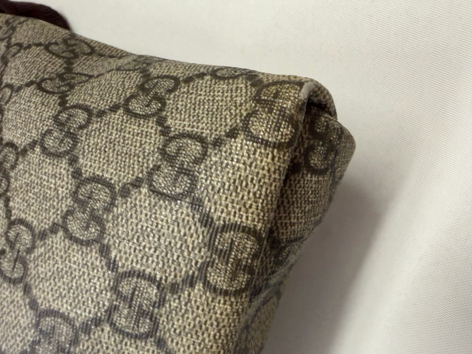 Gucci Monogram Supreme Flap Messenger Sling