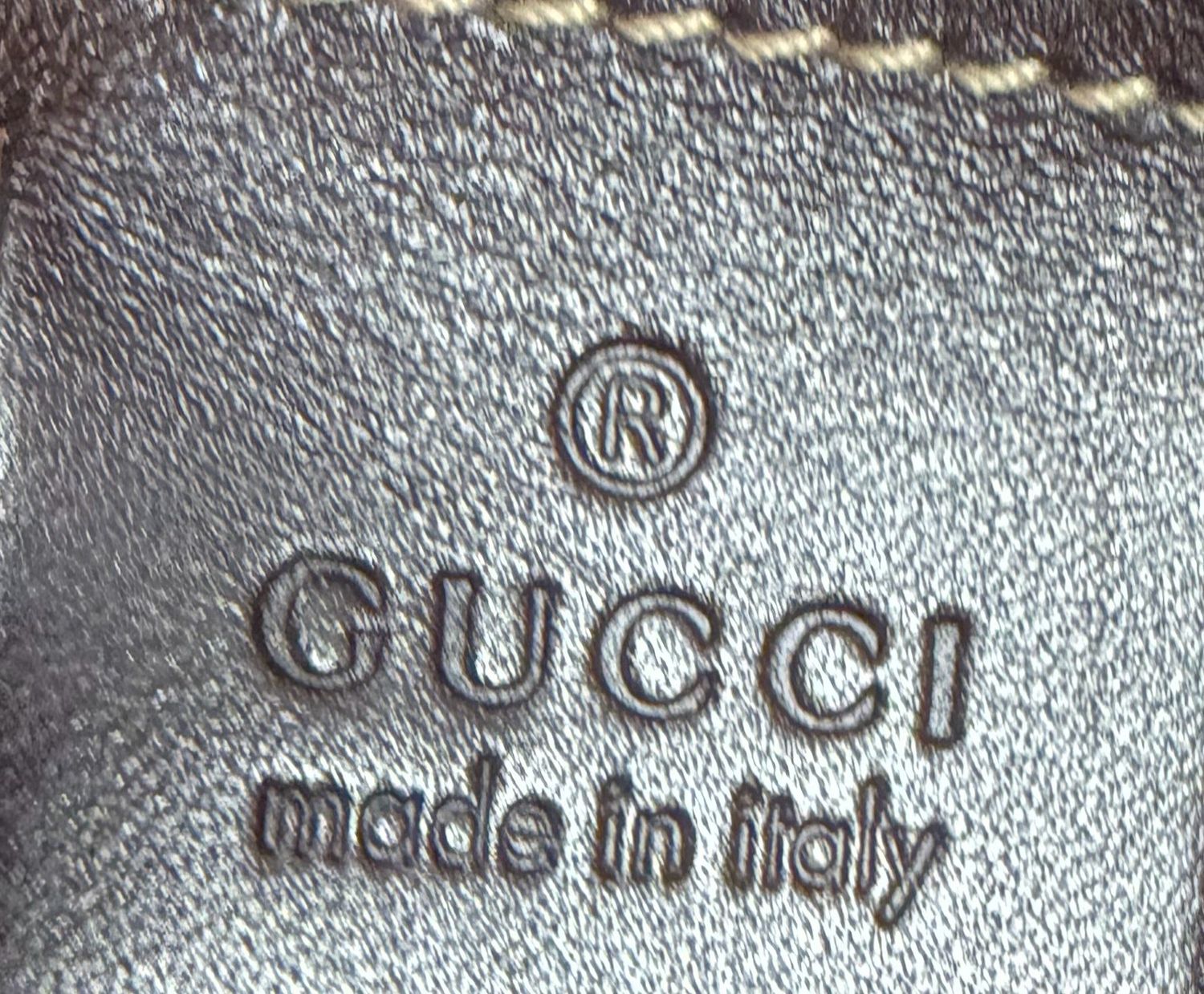 Gucci Monogram Supreme Flap Messenger Sling