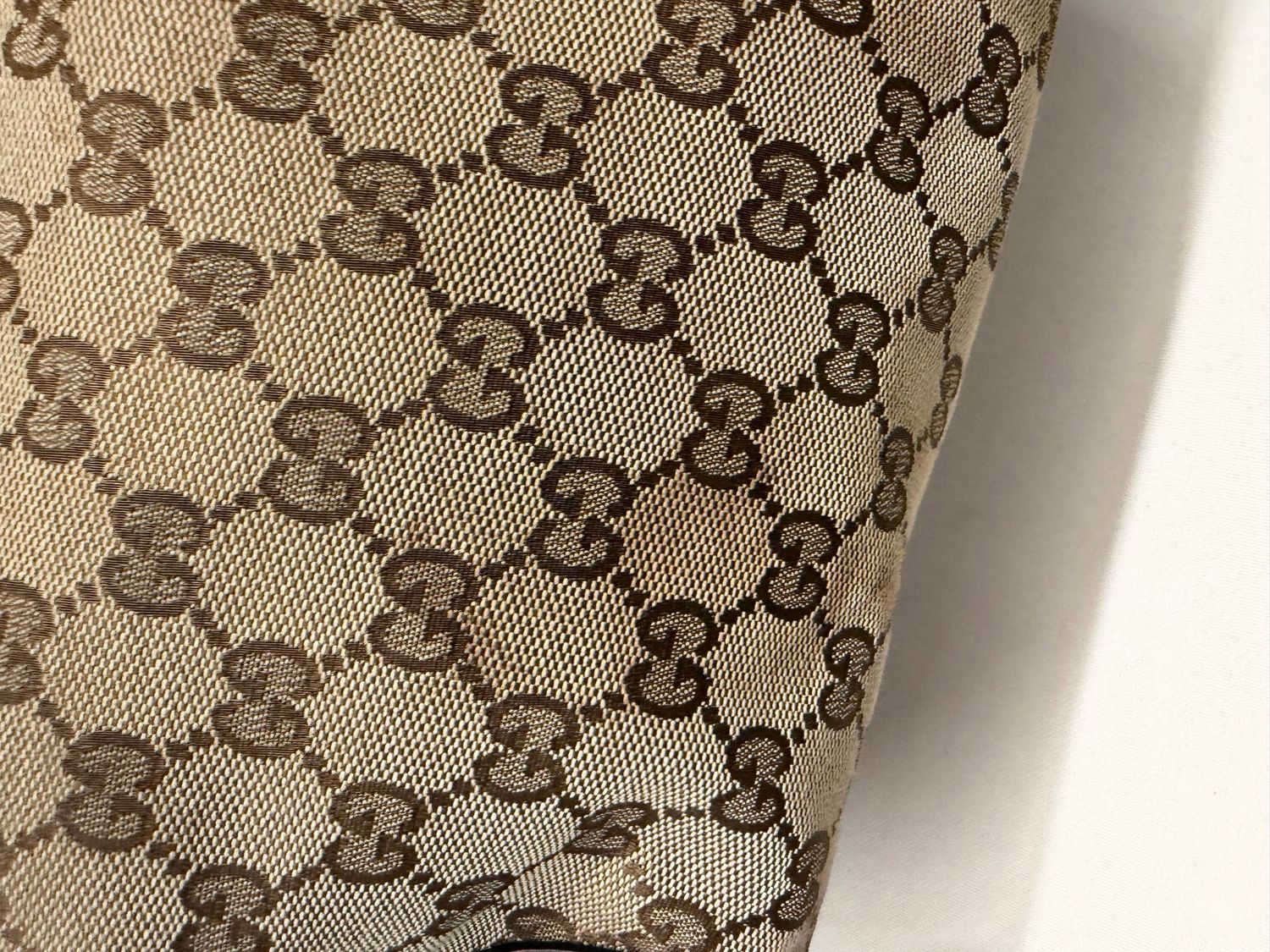 Gucci Monogram Canvas Heart Bit Tote Sling