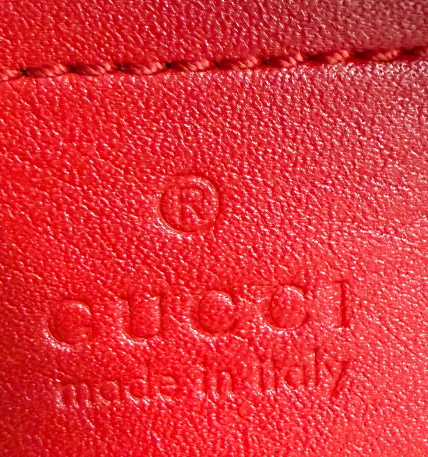 Gucci Monogram Canvas Valentine Heart Charm Crossbody Messenger Sling