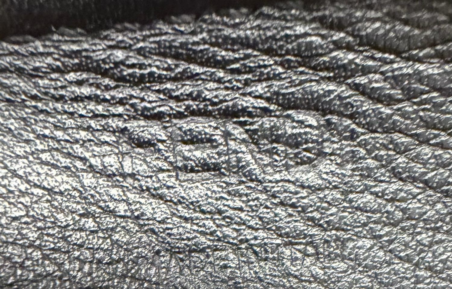 Fendi Clutch Ziparound Pouch Black Apple Shearling