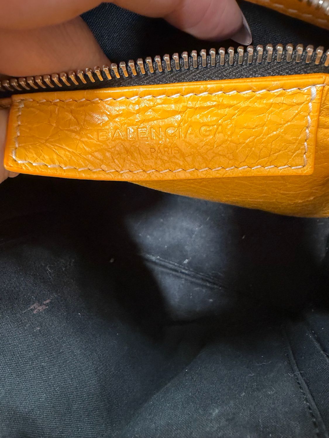 Balenciaga Bazar S Shopper Tote Sling Crossbody in Yellow