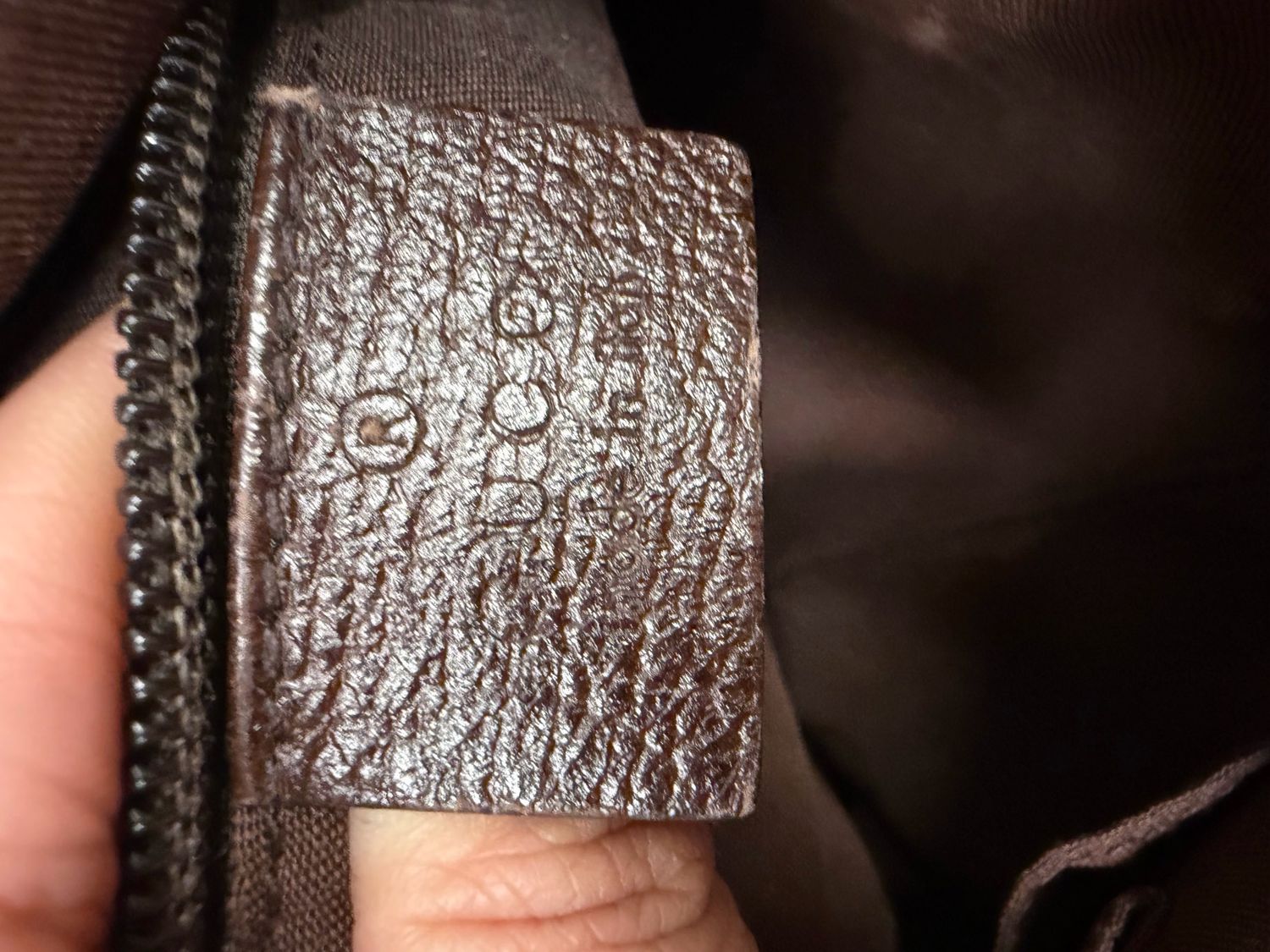 Gucci Monogram Canvas Saddle Messenger Halfmoon Web Strap Sling