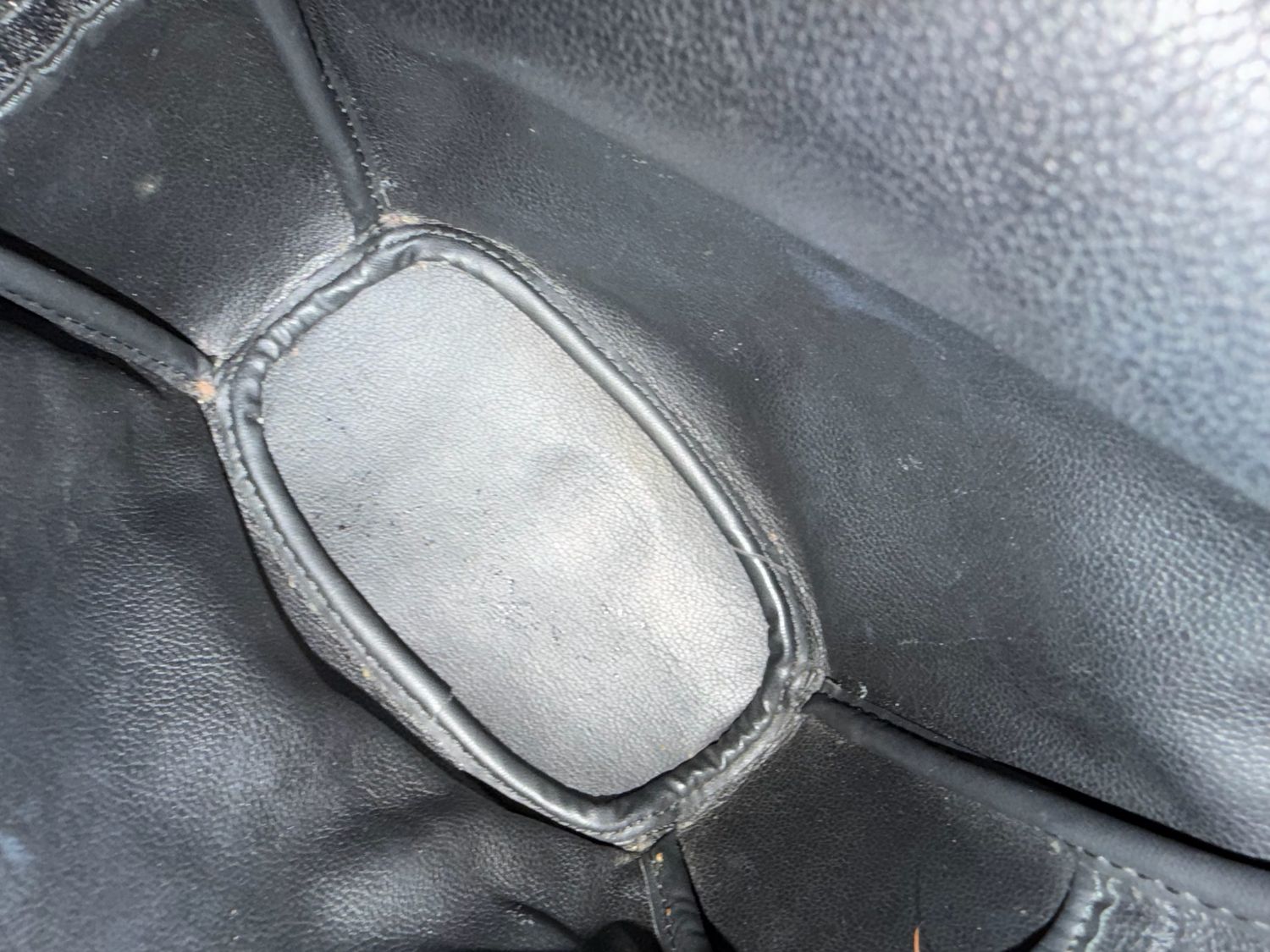 Christian Dior Pebbled Leather Vintage Vertical Dome