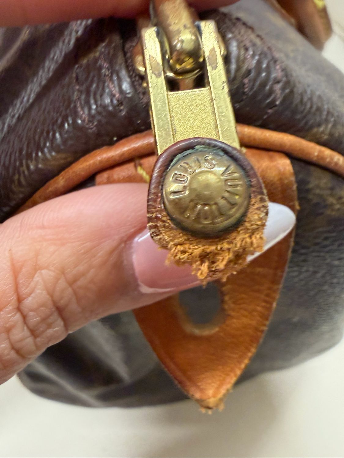 Louis Vuitton Monogram Speedy 30 Satchel Top Handle