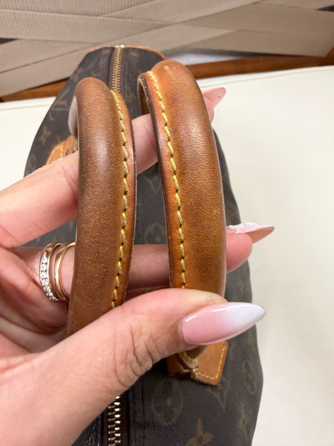 Louis Vuitton Monogram Speedy 30 Satchel Top Handle