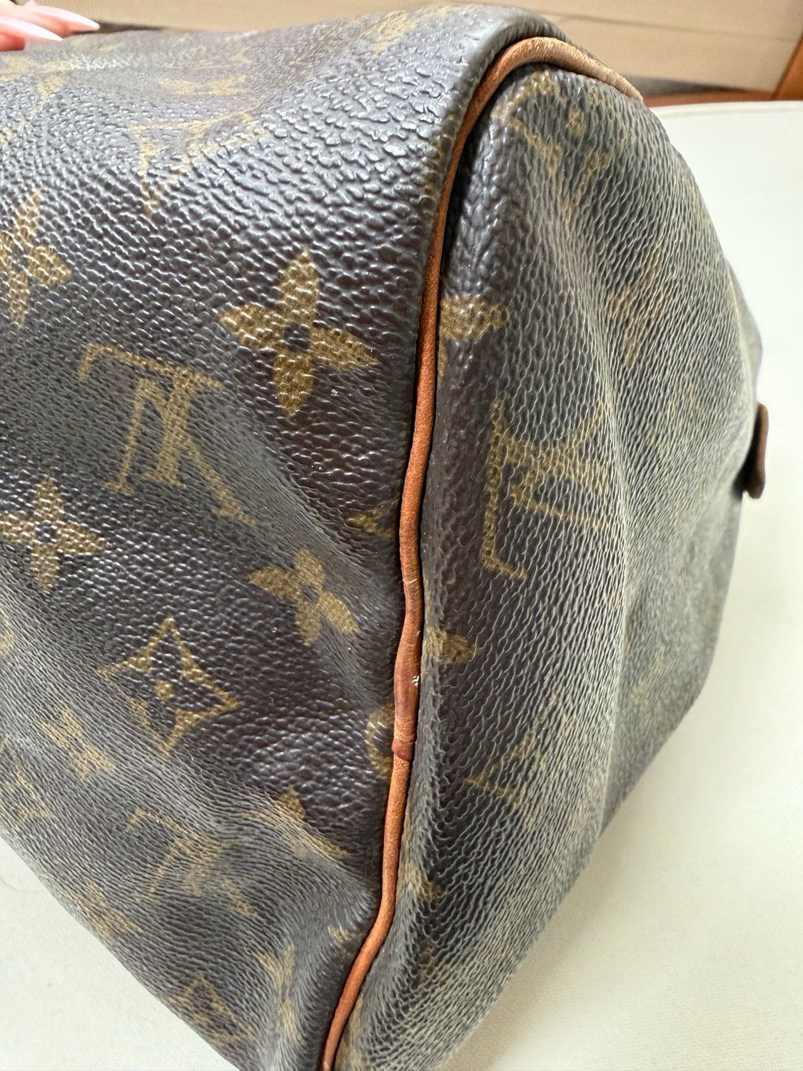 Louis Vuitton Monogram Speedy 30 Satchel Top Handle