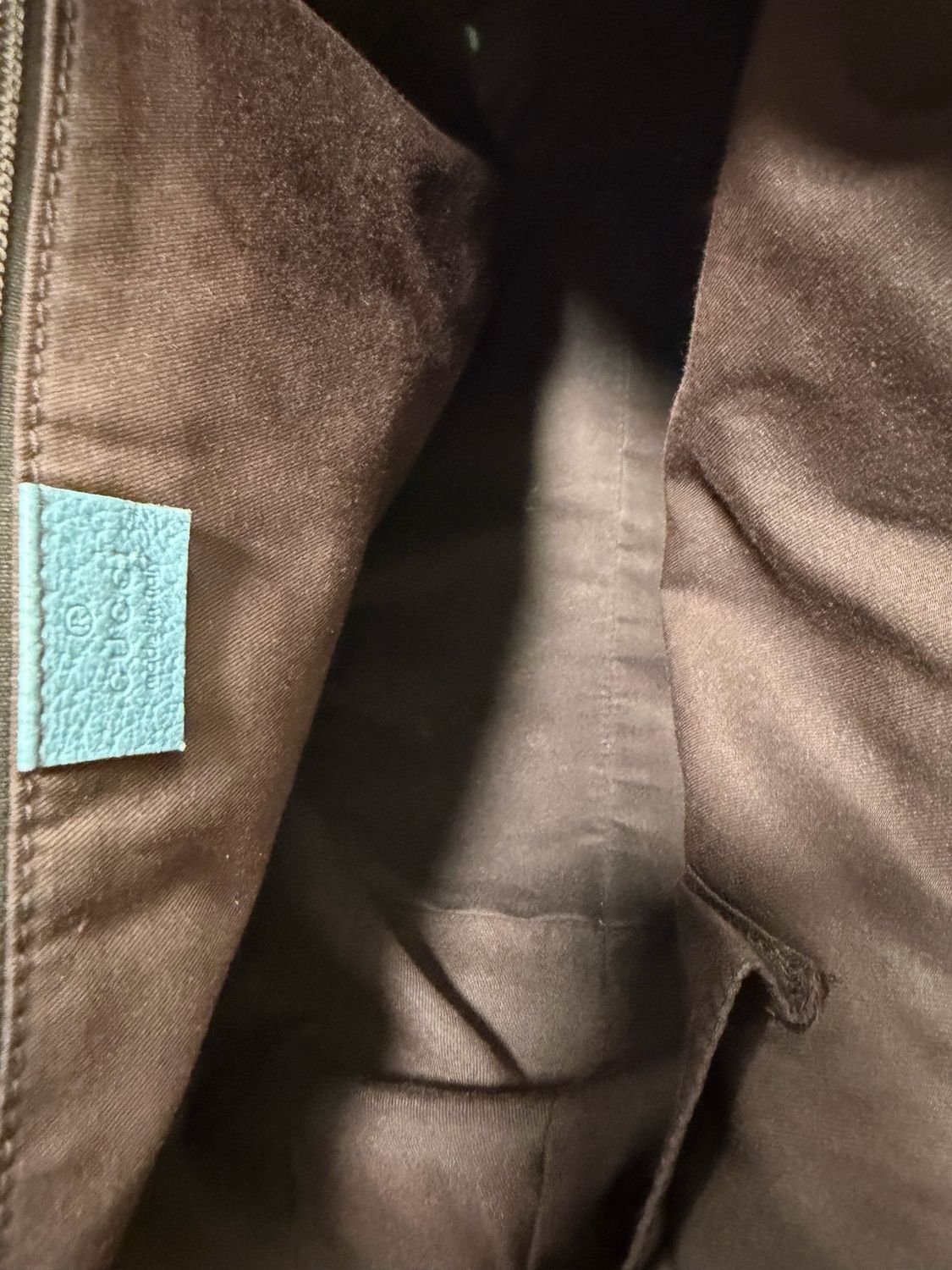 Gucci Monogram Canvas Web Strap Tote Shoulder