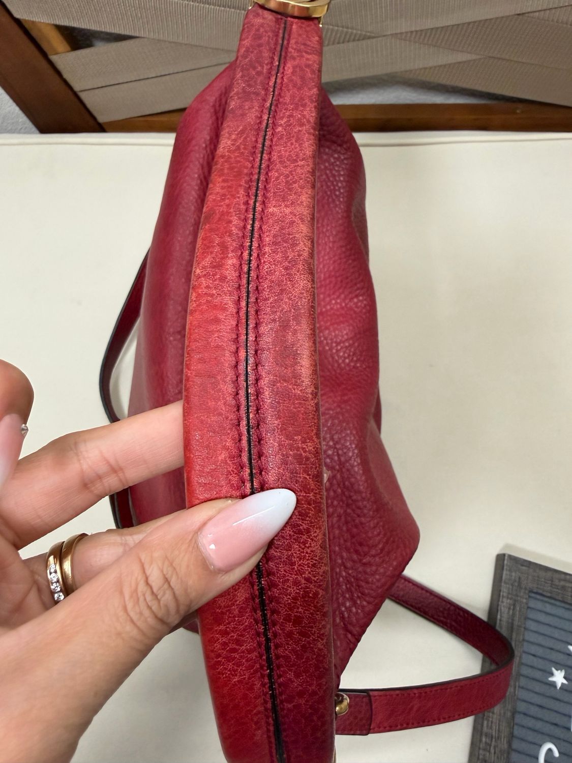 Gucci Leather Miss Gg Convertible Sling Crossbody