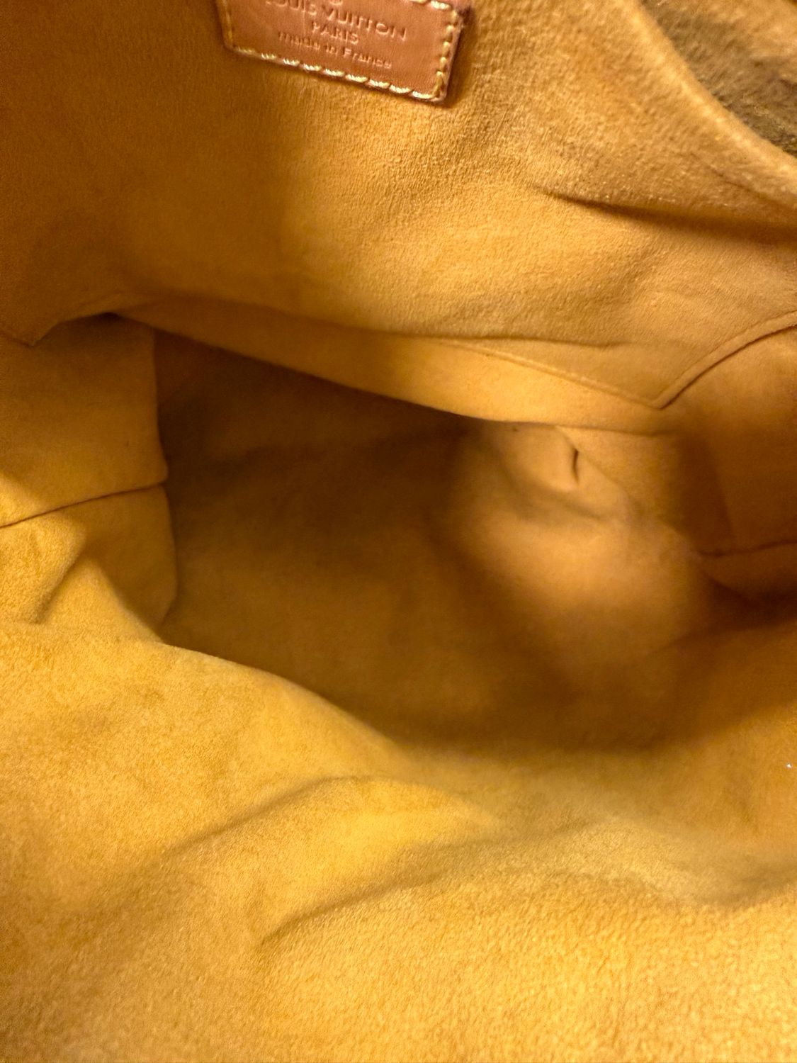 Louis Vuitton Sac Plat Denim Blue Tote