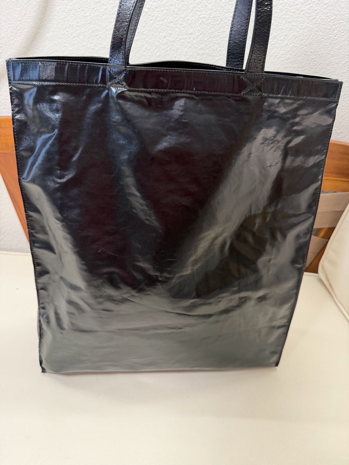 Gucci Coated Canvas Montecarlo Shoulder in Black