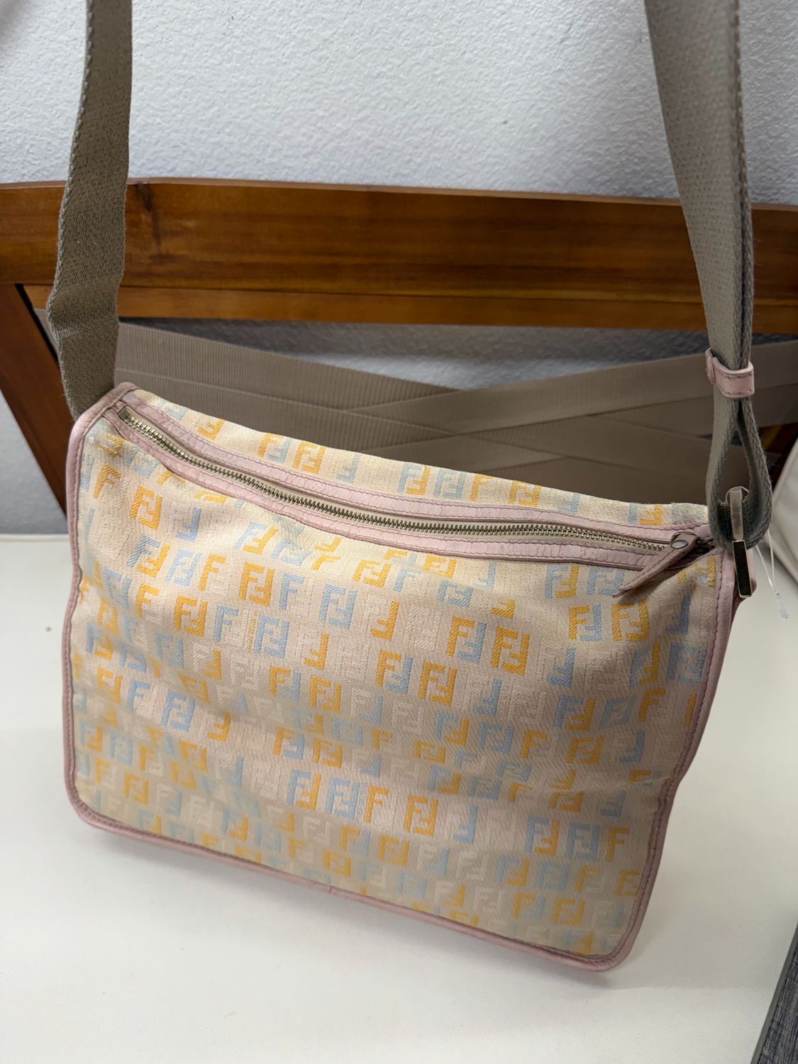 Fendi Zucchino Messenger Crossbody Sling