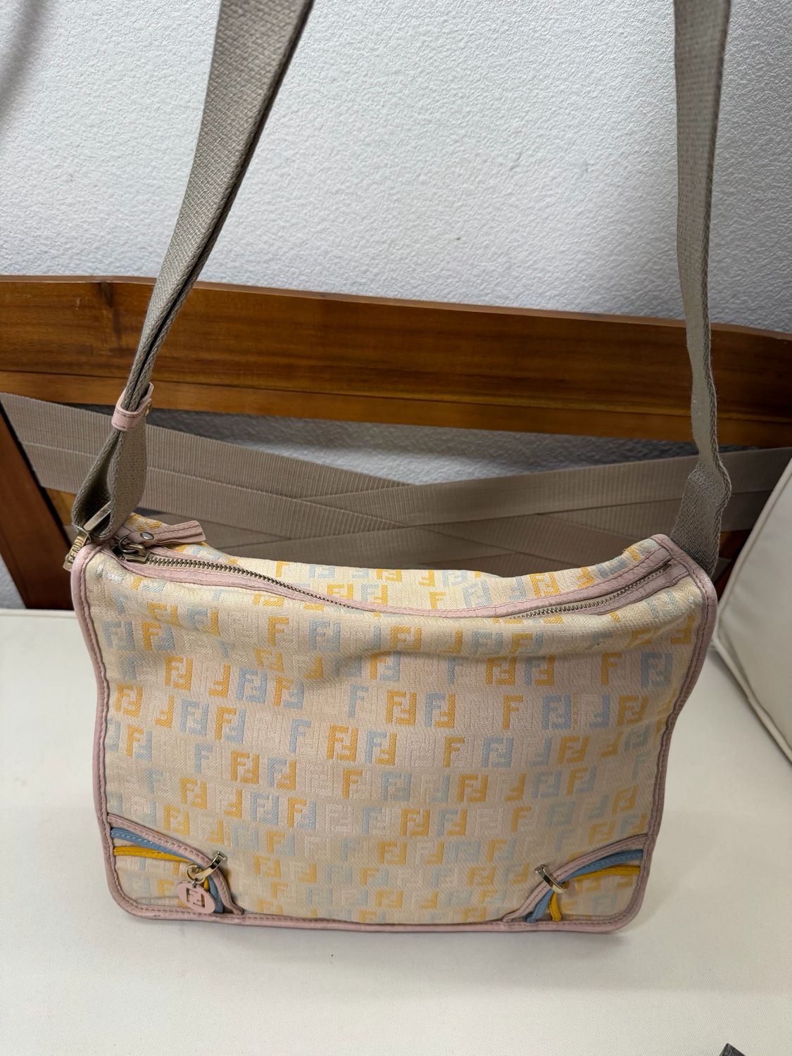 Fendi Zucchino Messenger Crossbody Sling