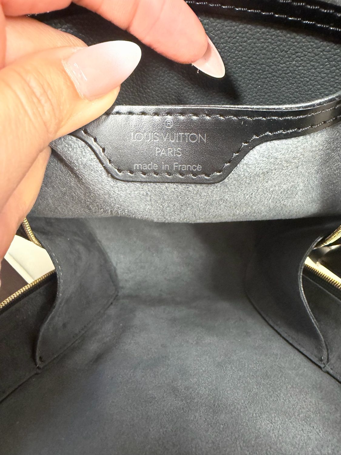 Louis Vuitton Backpack Mabillon Epi in Black