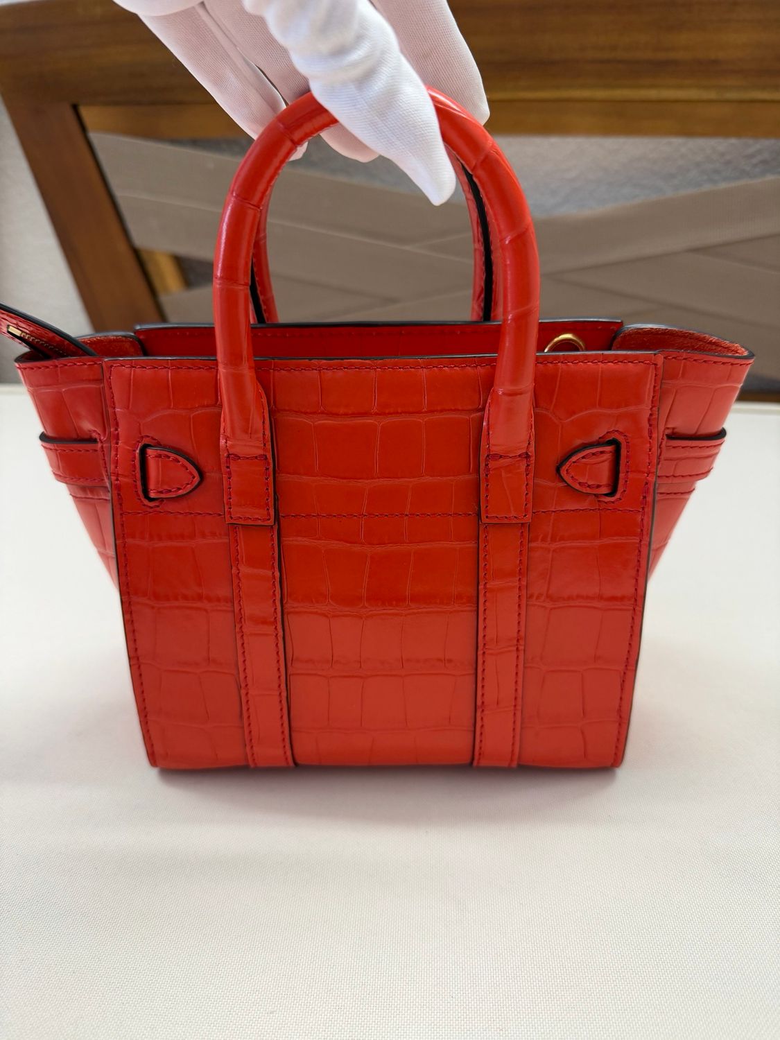 Mulberry Bayswater Micro Croc Pattern