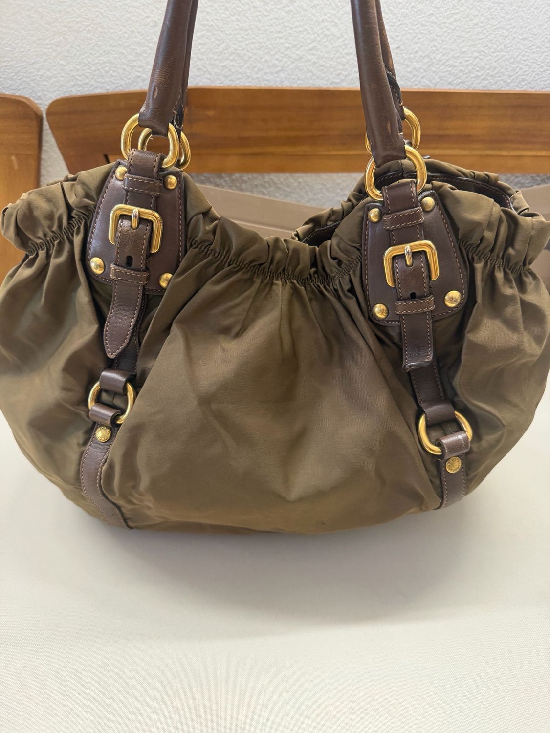 Prada Nylon Tessuto Convertible Messenger Crossbody Sling