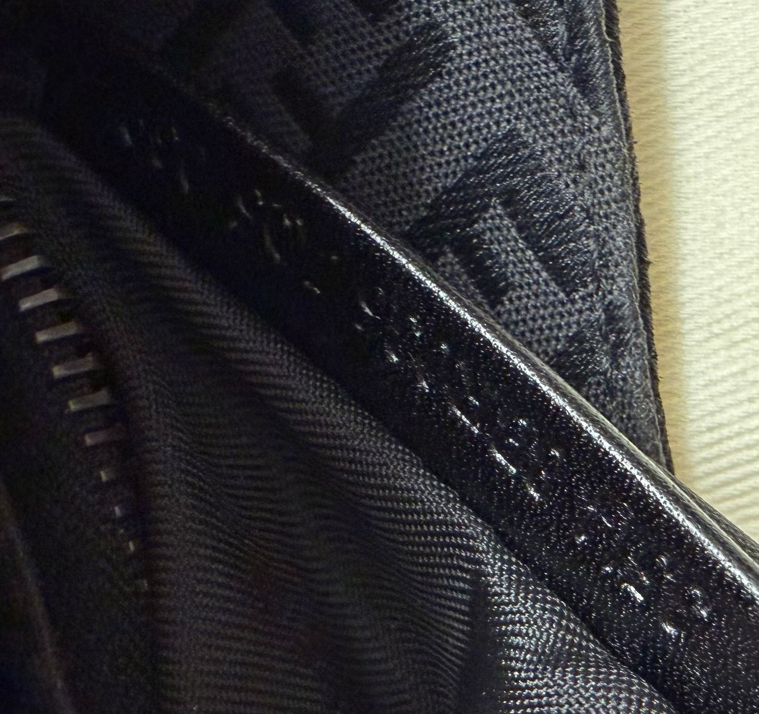 Fendi Zucca Borsa Flap Halfmoon Hobo Shoulder Monogram in Black