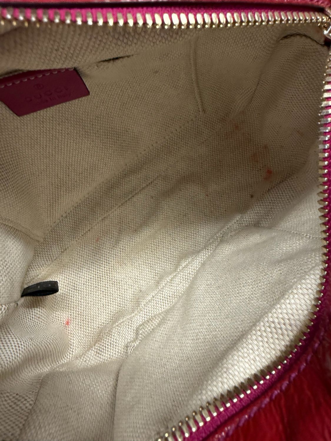 Gucci Soho Disco Patent Small Camera Bag Crossbody Messenger Sling