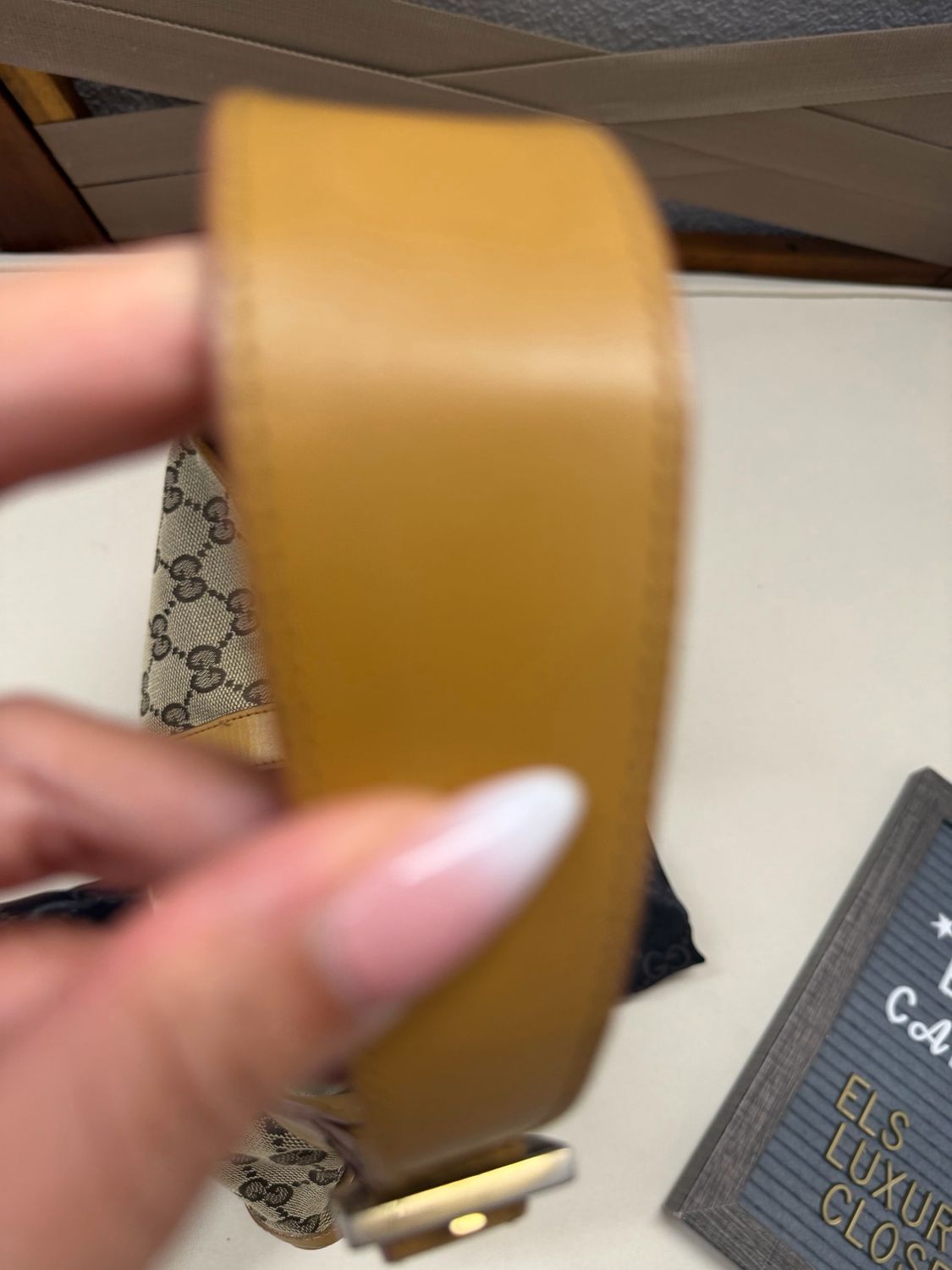 Gucci Monogram Canvas Jackie Hobo Shoulder 