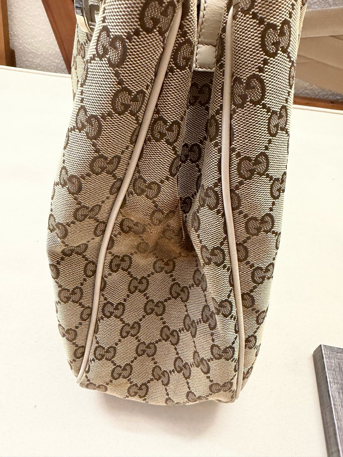 Gucci Monogram Canvas Twins Tote Shoulder