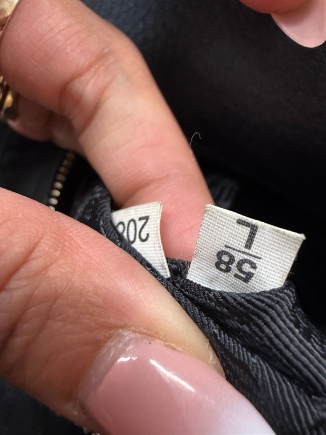 Prada Vitello Daino Shopper Tote in Black