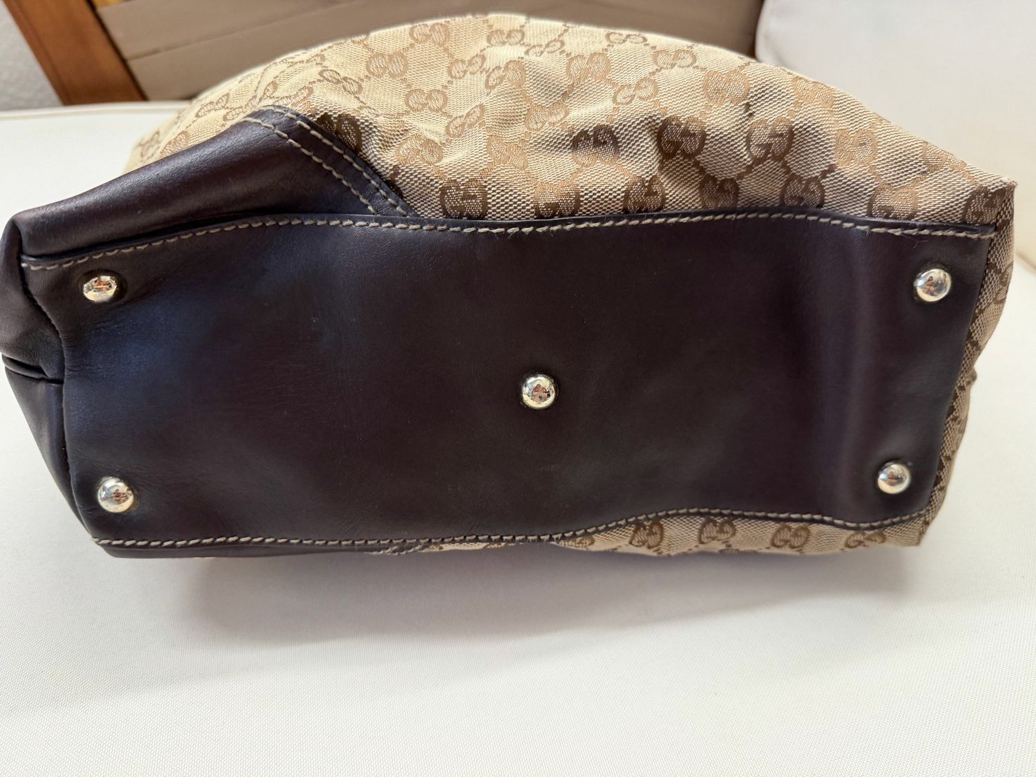 Gucci Monogram Canvas New Britt Tote