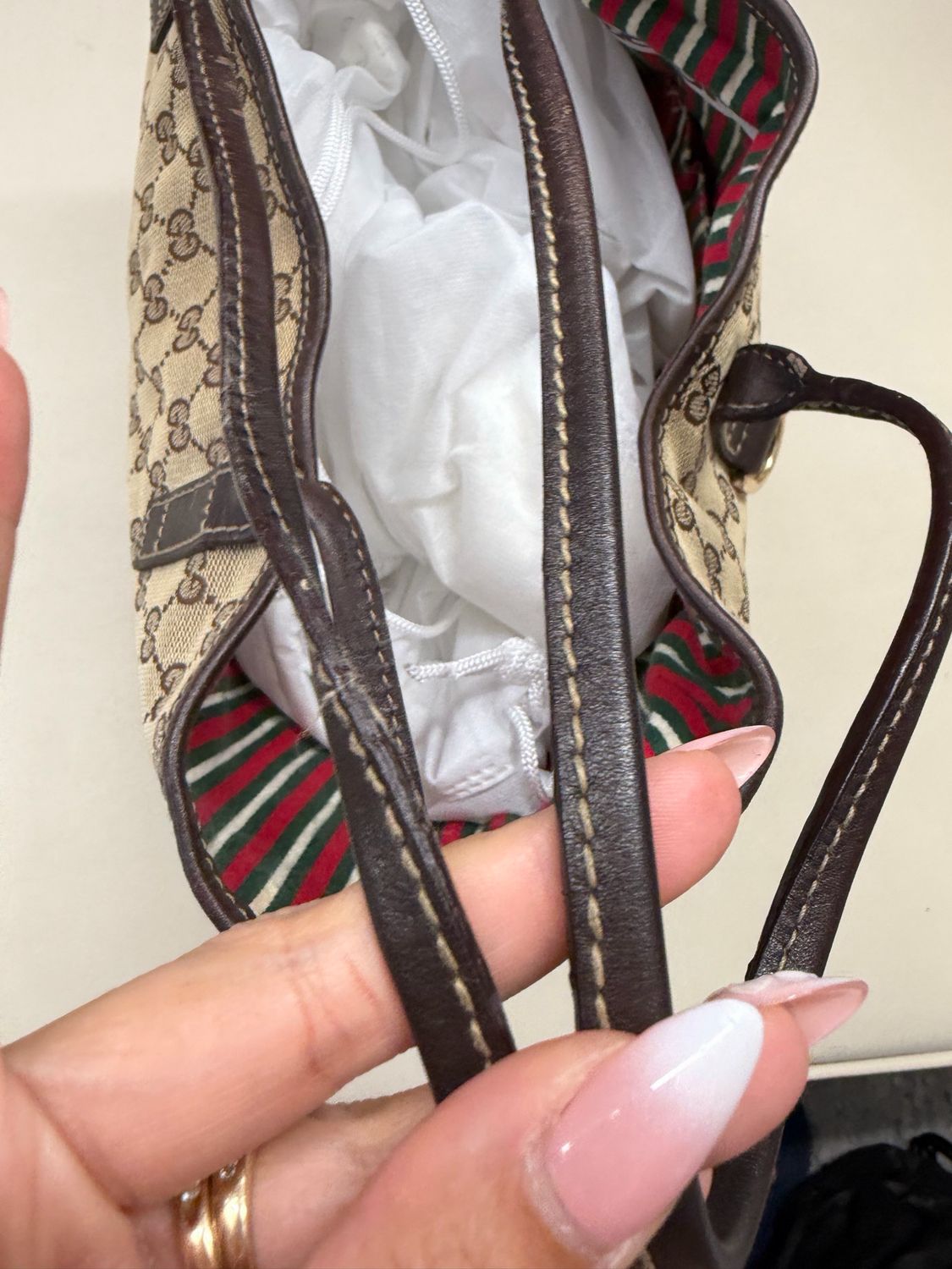 Gucci Monogram Canvas New Britt Tote