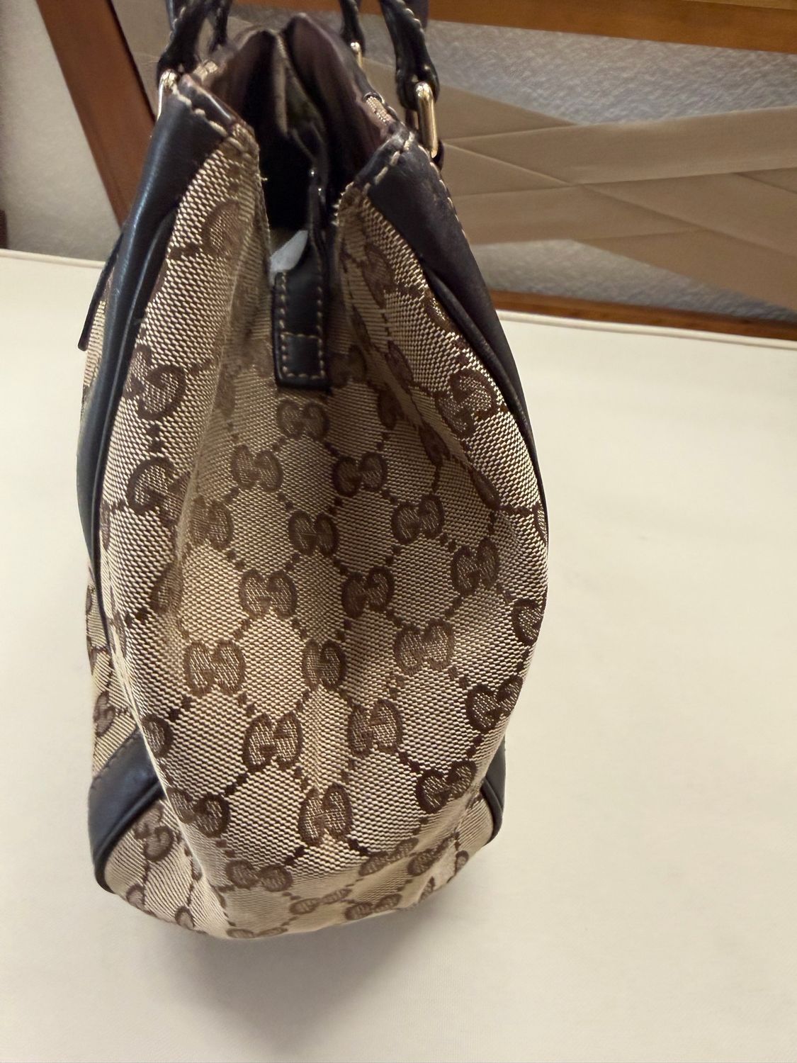 Gucci Monogram Canvas Triomphe Tote