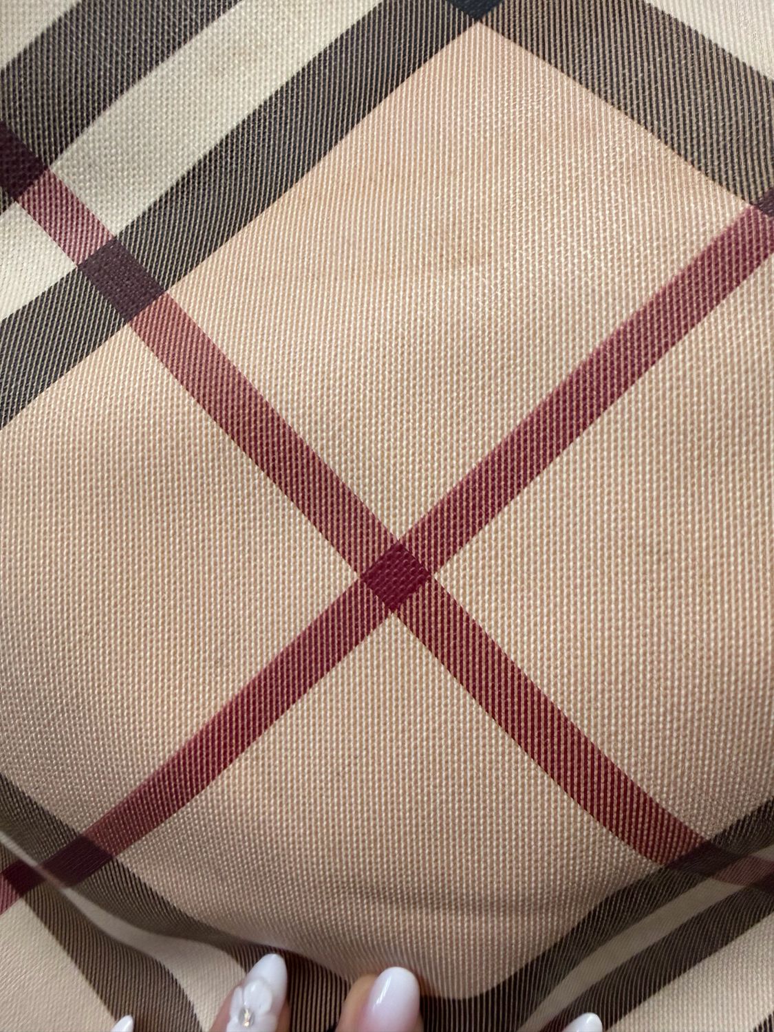 Burberry Supernova Check Canterbury Tote Shoulder