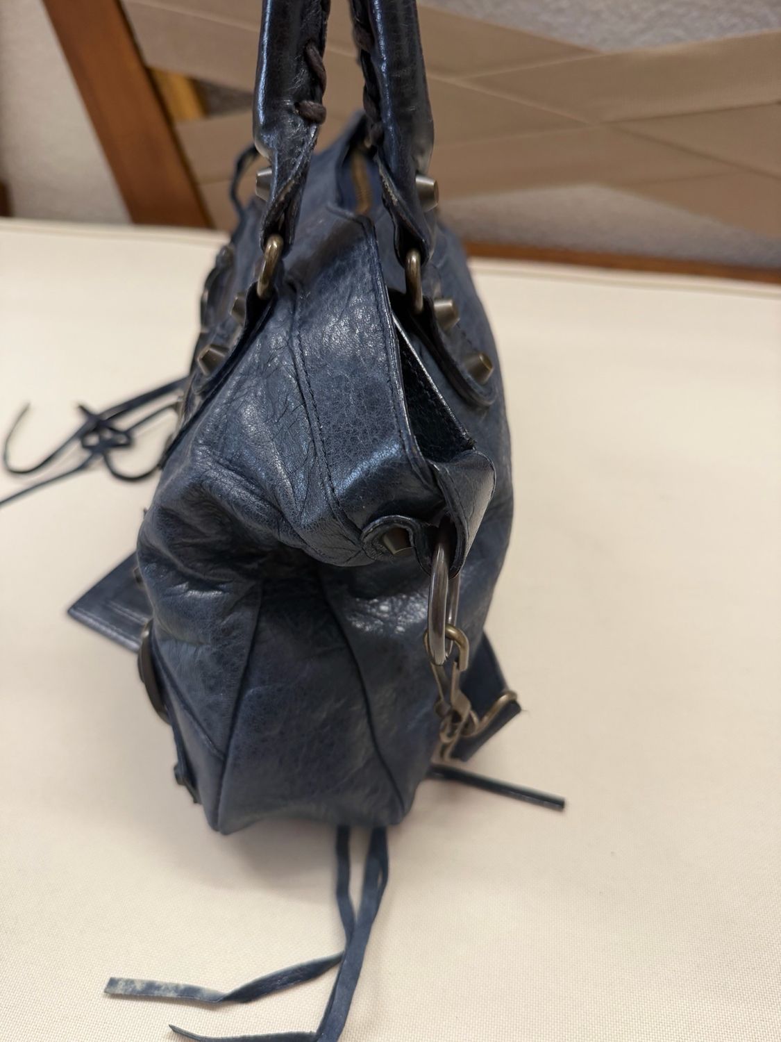 Balenciaga City Classic Small in Navy Blue