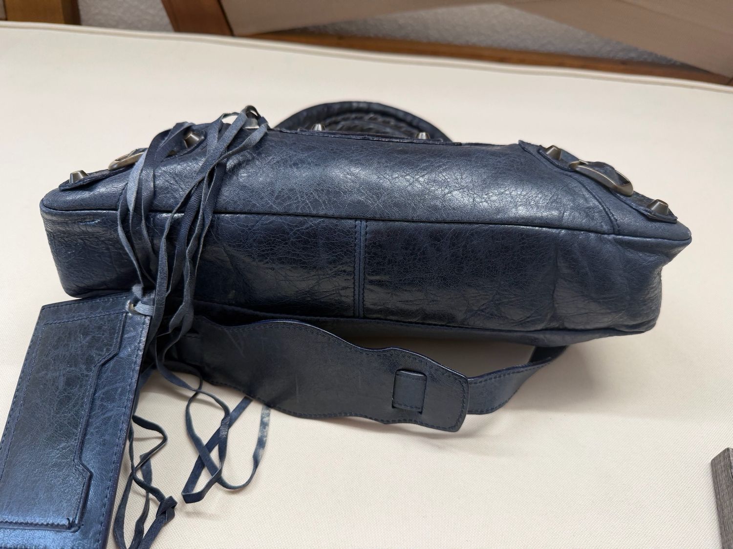 Balenciaga City Classic Small in Navy Blue