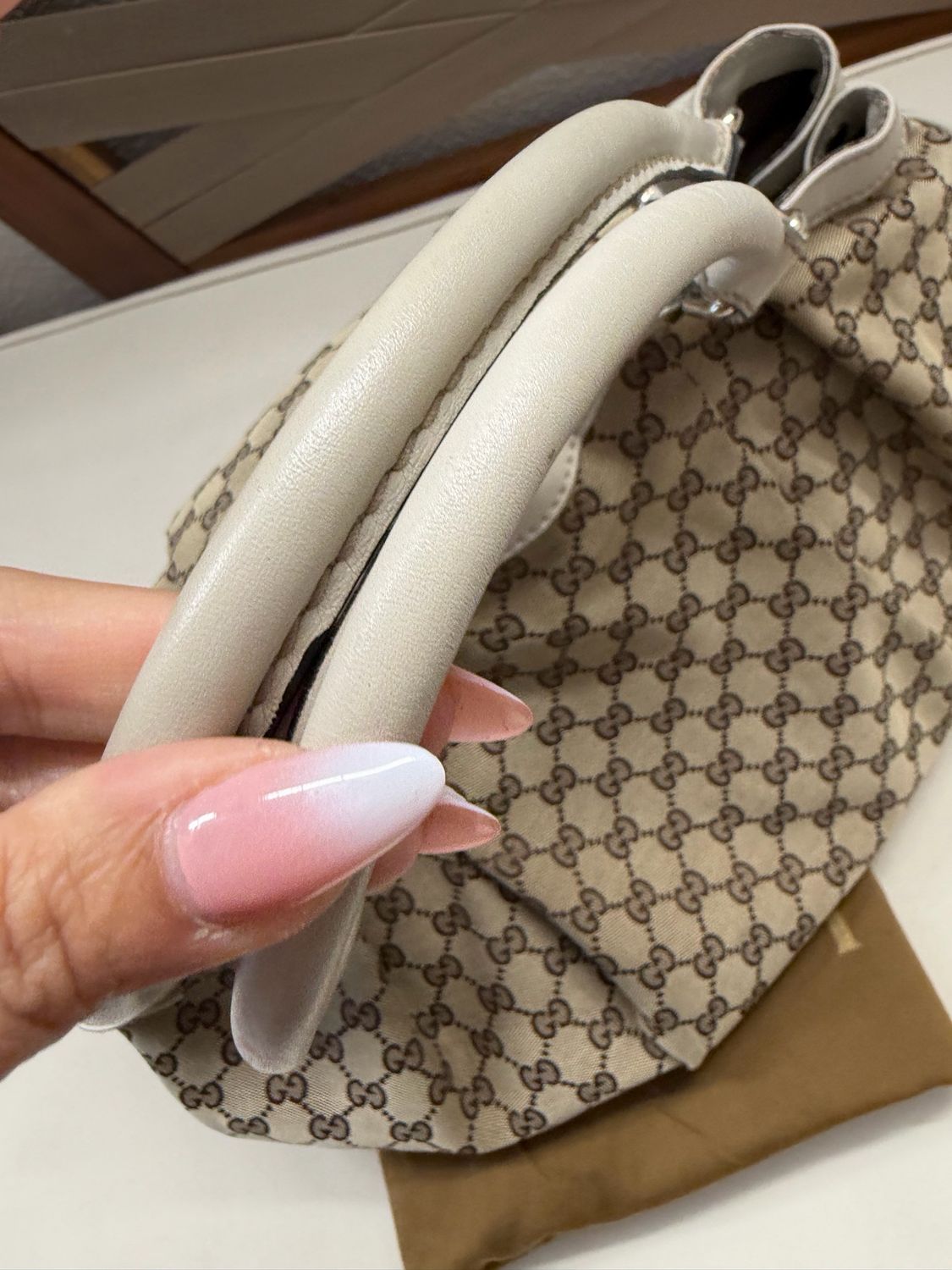 Gucci Monogram Canvas Sukey Tote Large 