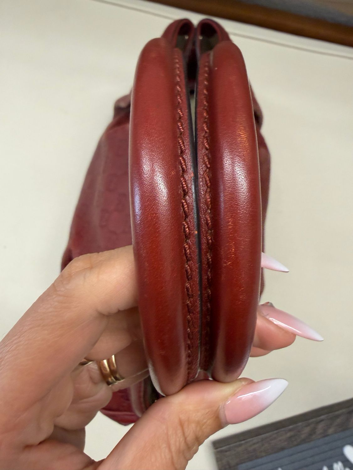 Gucci Sukey Guccissima Tote Red