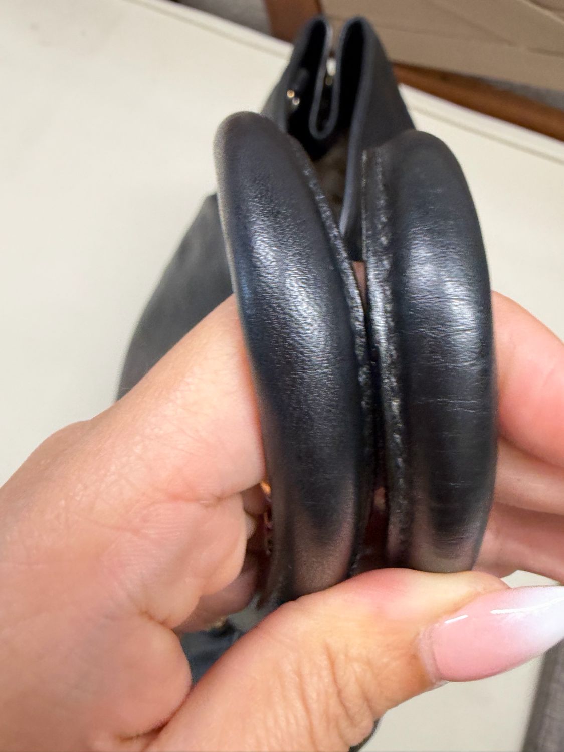 Prada Soft Calf Convertible Tote Messenger in Black