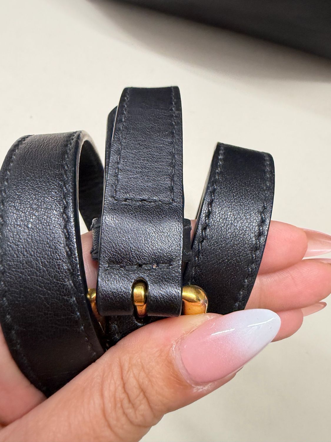 Prada Soft Calf Convertible Tote Messenger in Black