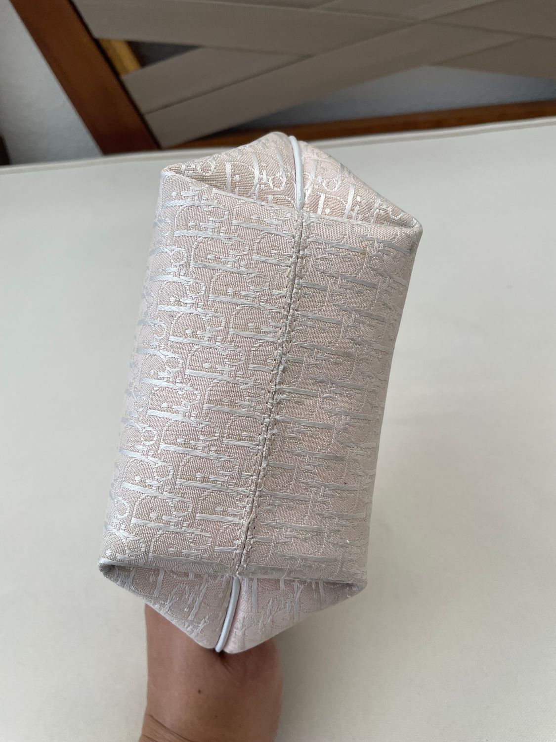 Christian Dior Trotter Pochette Hobo Shoulder in Pink