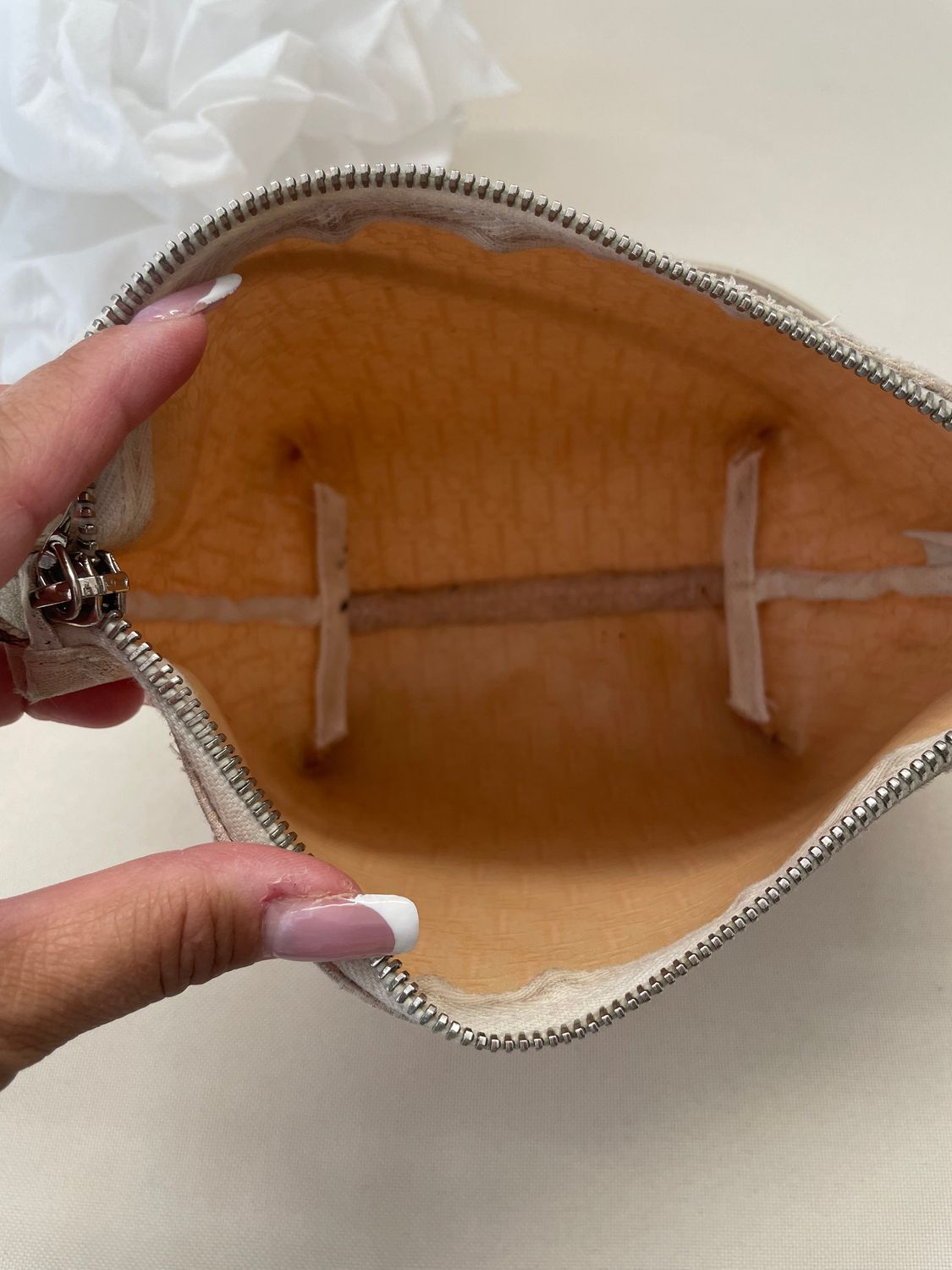 Christian Dior Trotter Pochette Hobo Shoulder in Pink