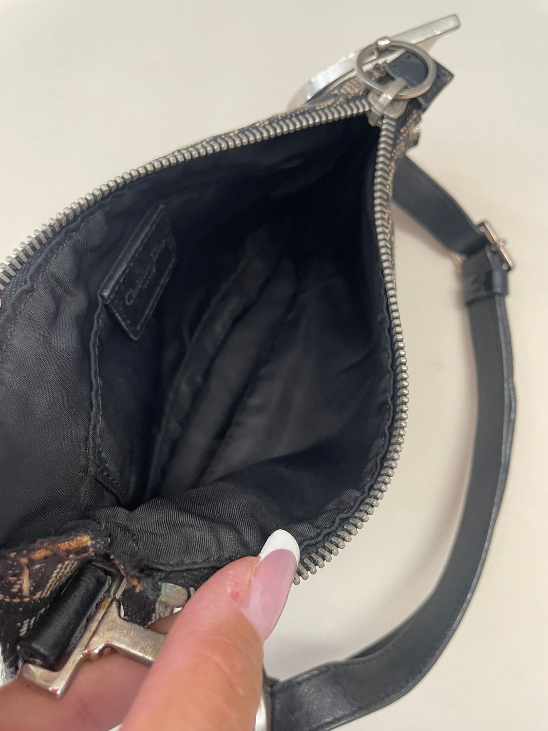 Christian Dior Trotter Diorissimo Hobo Shoulder Bag