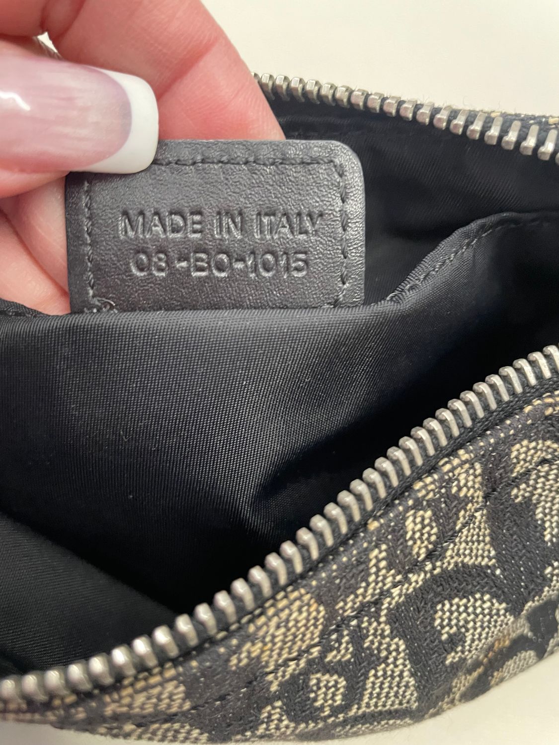 Christian Dior Trotter Diorissimo Hobo Shoulder Bag