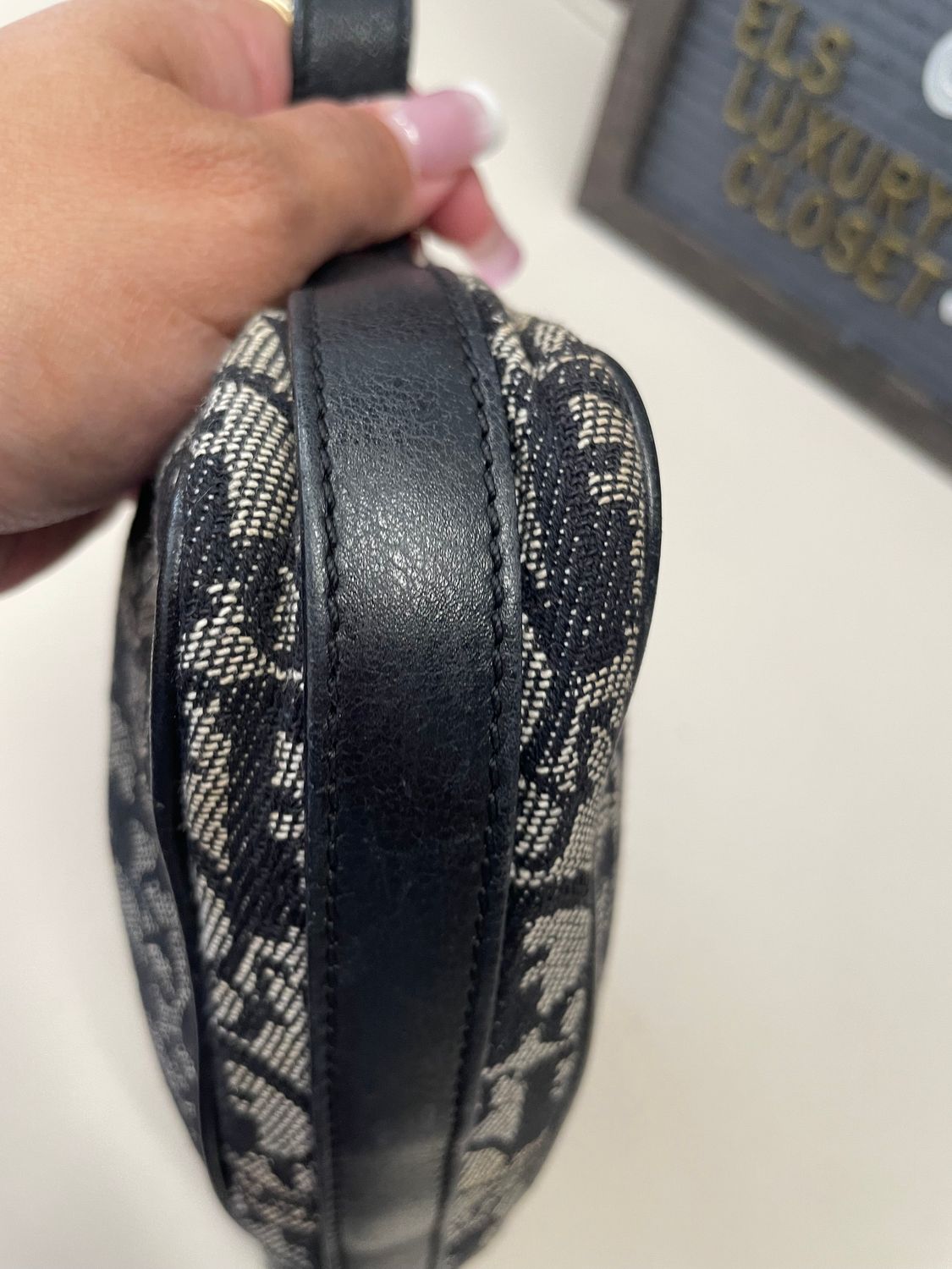 Christian Dior Trotter Diorissimo Hobo Shoulder Bag