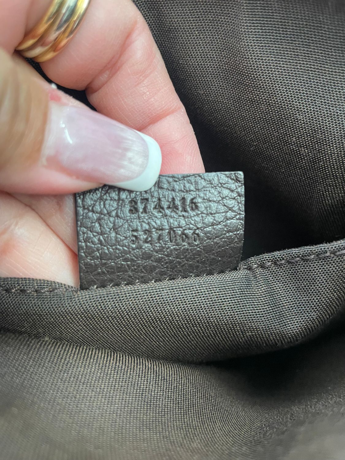 Gucci Monogram Canvas Supreme Crystal Messenger Sling