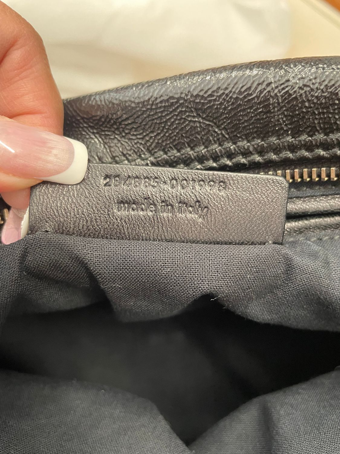 Yves Saint Laurent Bowly Patent Convertible