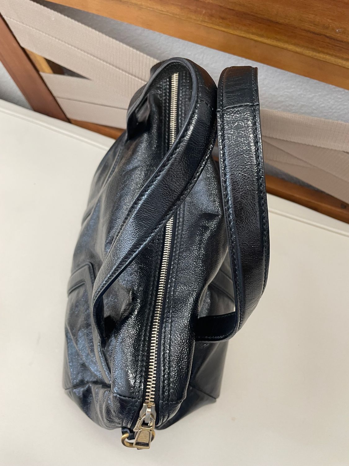 Yves Saint Laurent Bowly Patent Convertible