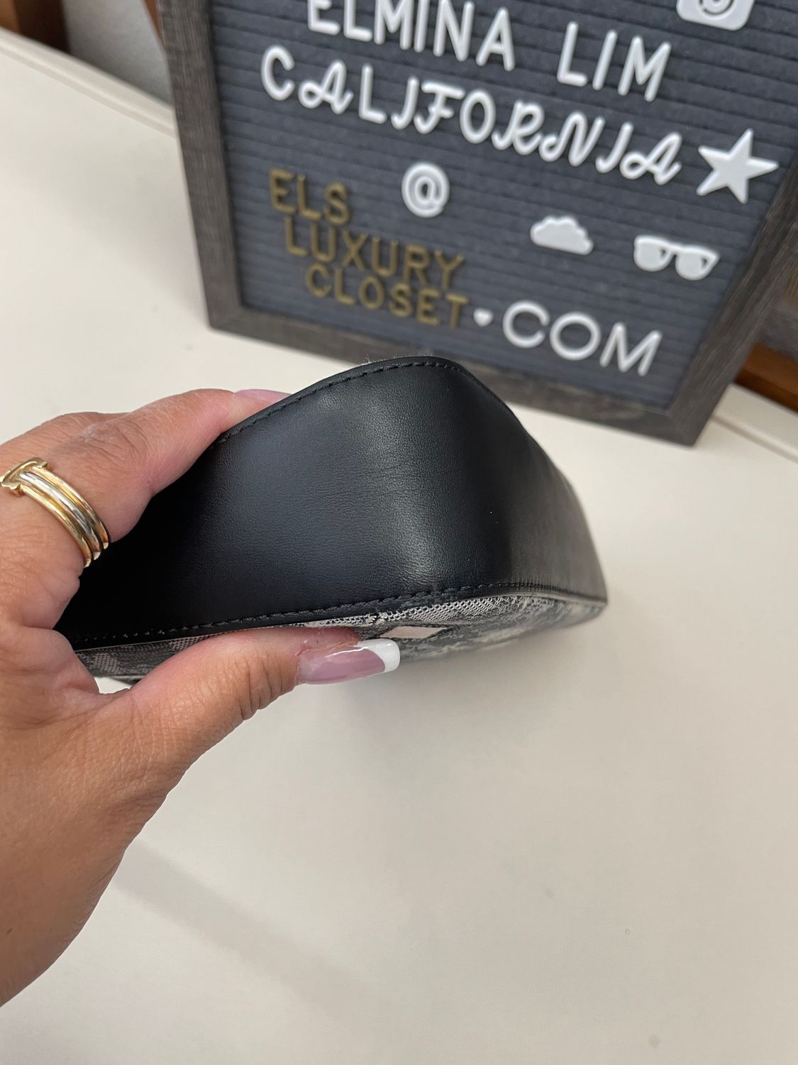 Mcm Jacquard Messenger Crossbody Sling Denim