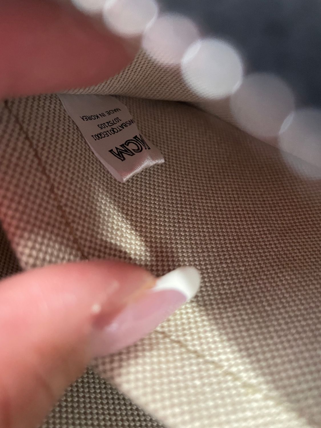 Mcm Jacquard Messenger Crossbody Sling Denim