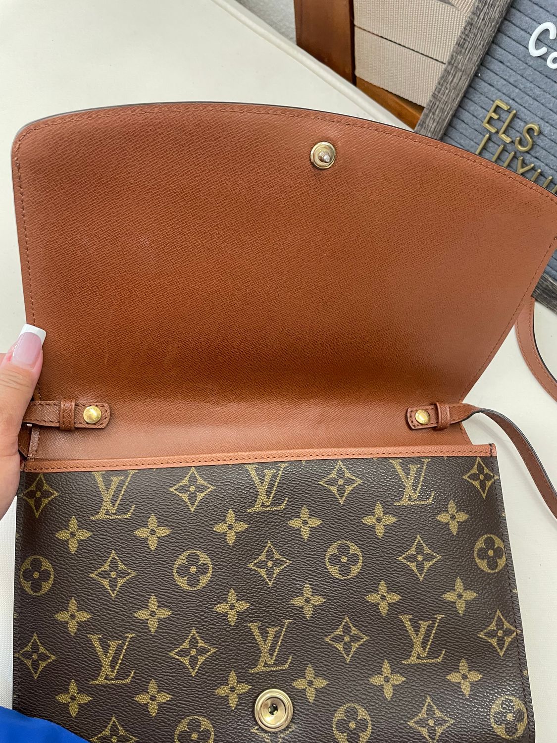 Louis Vuitton Monogram Bordeaux Crossbody Sling