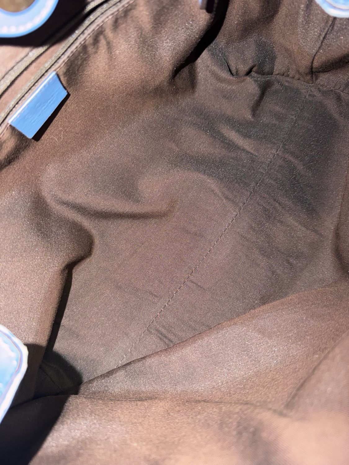 Gucci Sukey Guccissima Leather Medium Tote Shoulder in Blue