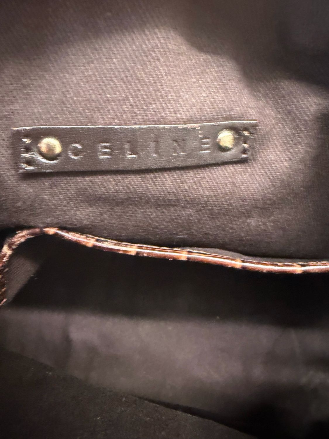 Celine Macadam Boston Bowler Tote Shoulder