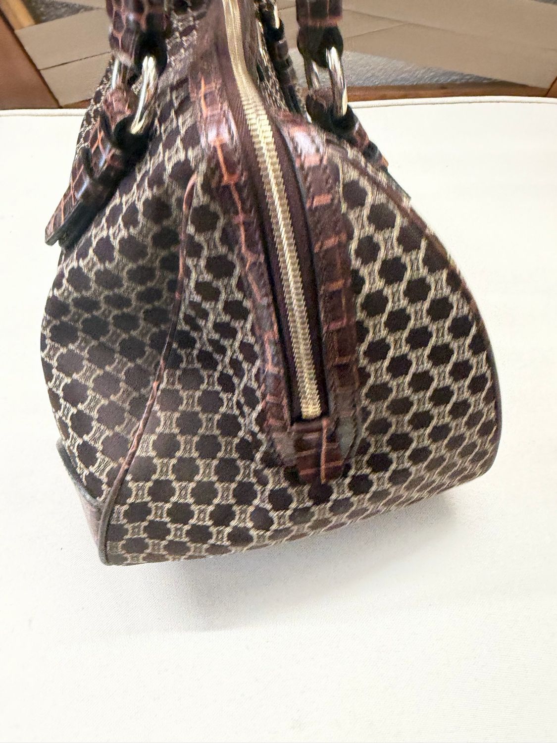 Celine Macadam Boston Bowler Tote Shoulder