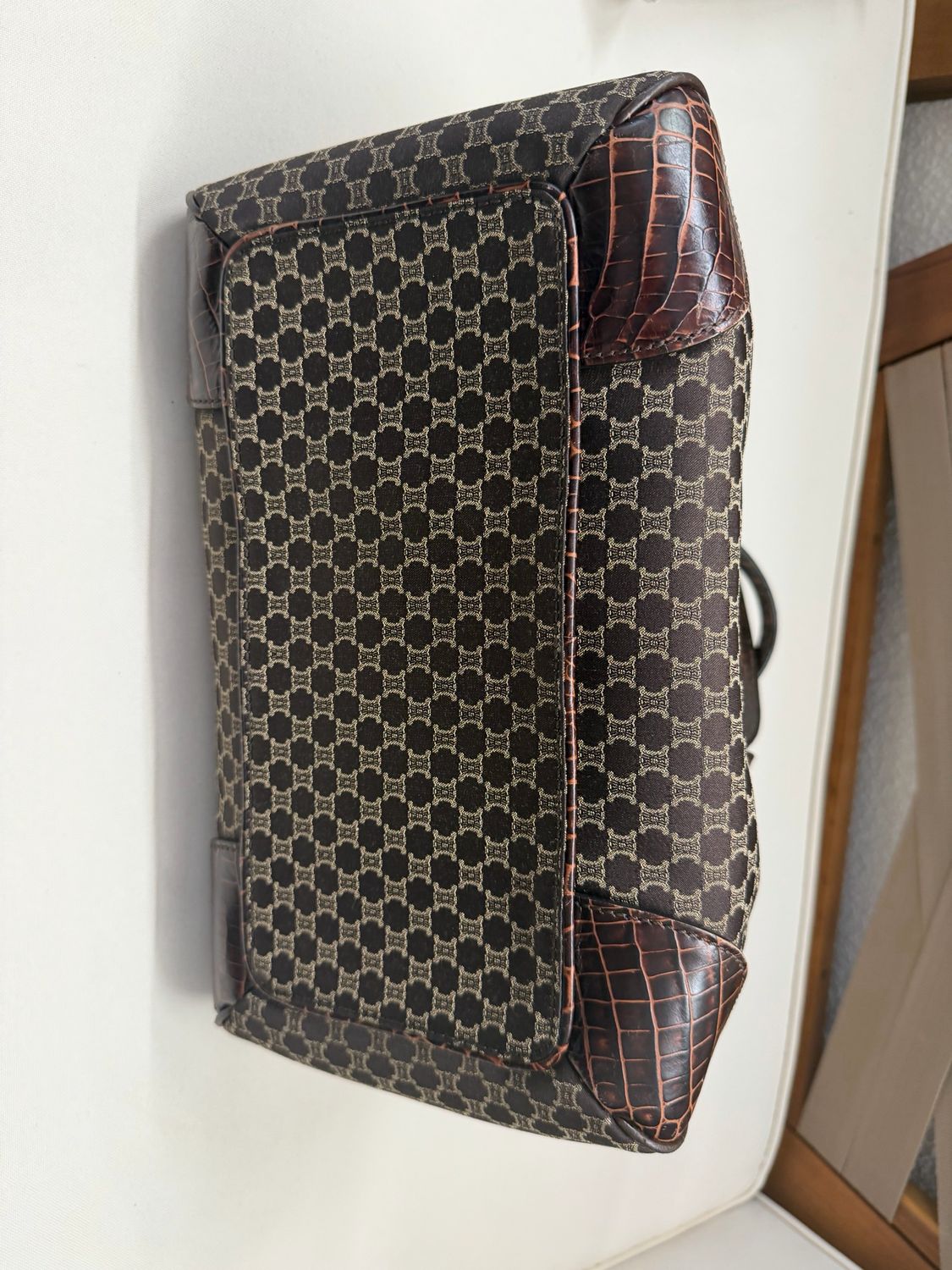 Celine Macadam Boston Bowler Tote Shoulder